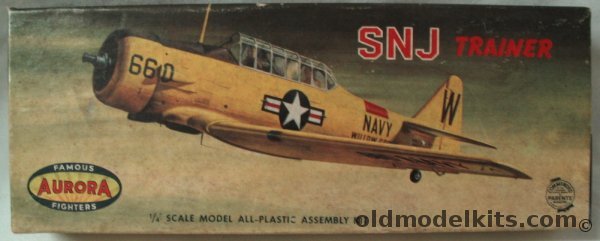 Aurora 1/48 SNJ Trainer, 80-79 plastic model kit